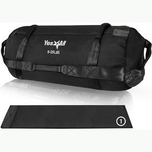 Muestra gratuita: Saco de arena para entrenamiento de alta resistencia y cross training con 7 asas multiposicionables - Color Verde militar/Negro/Camuflaje - Product Image 1