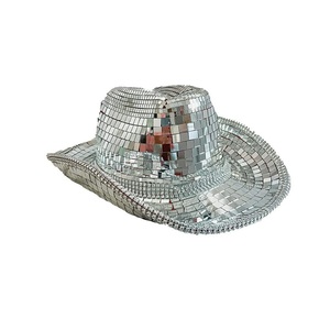 Sombrero de Vaquera con Espejo Estilo Disco de Beyoncé para Despedida de Soltera en Nashville - Product Image 1