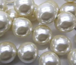 NANA high quality abs pearls,high quality plastic synthetic loose pearls with hole,4mm size,2000pcs per pack