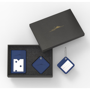Nouvelle conception faites votre propre logo <span class=keywords><strong>couverture</strong></span> de passeport rouge en cuir PU et étiquette de bagage rouge coffret cadeau porte-passeport et étiquette de bagage - Product Image 6