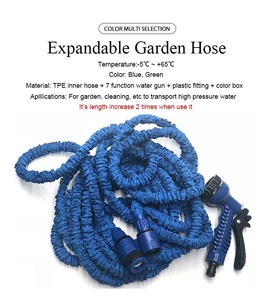 Buse de pulvérisation de fonction de tuyau <span class=keywords><strong>d</strong></span>'<span class=keywords><strong>arrosage</strong></span> <span class=keywords><strong>Gardena</strong></span> extensible 100ft tuyau <span class=keywords><strong>d</strong></span>'eau pour voiture - Product Image 5