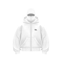 Sweat-shirt Pullover Automne Hiver Y2K Tendance Double Capuche Doublure Polaire Lettre Motif Brodé Unique Anti-Boulochage