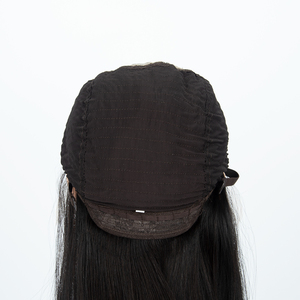 Pelucas Judías Kosher de Cabello Humano Europeo Remy Rubio con Encaje Transparente y Parte Superior de Seda, Largas y en Capas - Product Image 4