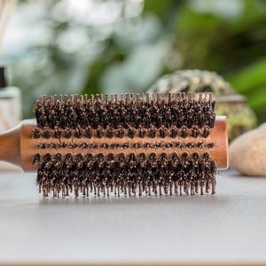 Produits les plus vendus <span class=keywords><strong>Brosse</strong></span> <span class=keywords><strong>ronde</strong></span> en bois de salon en nylon et poils de sanglier pour le séchage par soufflage aux États-Unis - Product Image 6