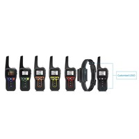 Beep-Vibrations-Schock-Hundetrainingshalsband IPx7 Wasserdichtes Bellkontroll-E-Halsband mit Großer Reichweite