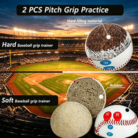 YumuQ 2 PCS Marqueurs de placement des doigts pour l'entraînement au lancer de baseball, équipement d'entraînement pour adolescents et débutants