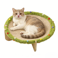 Lit trampoline d'été pour animaux de compagnie, tapis à gratter en sisal, chaise longue pour petit chien