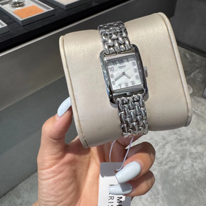 Nouvelle Arrivée Montre Femme H de Luxe Léger en Alliage avec Bracelet en Acier, Montre-Bracelet Carrée Simple à Quartz Tendance pour Étudiantes - Product Image 2