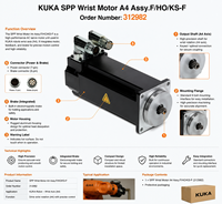 Pièce de rechange électronique Kuka neuve, moteur de poignet SPP A4, assemblage F/HO/KS-F 312982