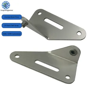 High Precision Sheet Metal Laser Cutting Bending Chrome Plated Stainless Steel Anodized Aluminum Stamping Mount Brackets