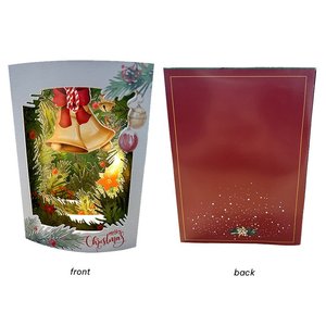 Scultura di Carta Personalizzata a Tema Natalizio, Biglietto d'<span class=keywords><strong>Auguri</strong></span> Pop-up con Luci e Musica, Decorazione per la Casa - Product Image 3