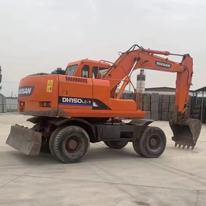 Excavadora Usada Doosan 150, Corea del Sur, Modelo 2018, 15 Toneladas, Pocas Horas de Uso, DH150, Excavadora de Ruedas, Componentes Principales: Motor, Caja de Cambios, Engranajes - Product Image 1