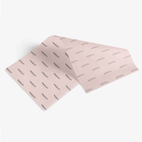 Emballage en papier de soie avec logo personnalisé de haute qualité Emballage cadeau rose mince pour vêtements Emballage de boîte postale haut de gamme écologique