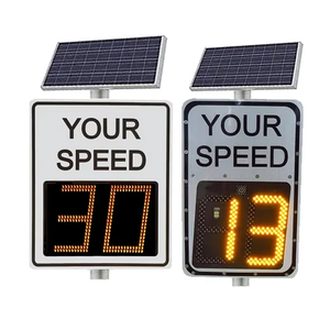 السلامة المرورية الطاقة الشمسية الصمام علامة السرعة أرقام محدودة مجلس فمس سرعة المرور كاشف الصمام عرض الرادار الحد الأقصى السرعة علامة المجلس - Product Image 2
