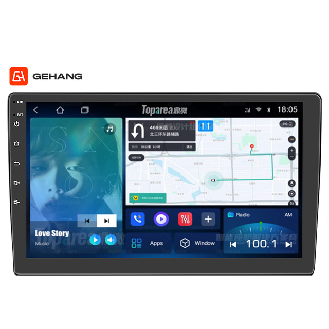 Android 10.1 Universal Touch Screen GPS Car DVD Player 9 10.1 Inch Car Audio System