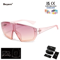 Lunettes de soleil de sport classiques Boyarn Outdoors pour le cyclisme, protection UV400, accessoires pour hommes, logo personnalisé, lentilles de soleil de haute qualité