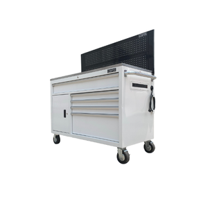 Lowest Price <b>Tool</b> <b>Cabinet</b> 5 Drawers White <b>Tool</b> <b>Cabinet</b> Wheels Workshop Warehouse Used <b>Tools</b> Storage <b>Cabinet</b> - Product Image 1