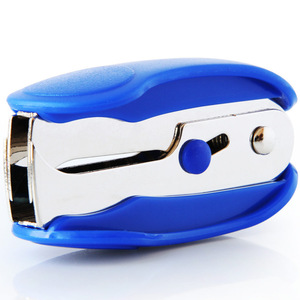 Deli Nail Remover 0232 Blue Plastic Office Staple Remover <b>Tool</b> For Paper Documents - Product Image 2