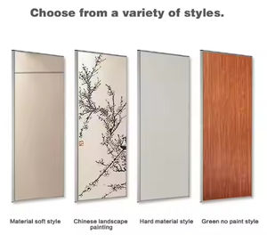 Panel de Puerta Plegable Móvil para Hotel, Salón de Banquetes, Oficina, Riel Colgante, Silencioso - Product Image 5