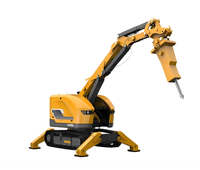 Çin 2.05 Ton D170 Elektrikli Uzaktan Kumandalı Yıkım Robotu 24KW Aparatlı