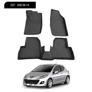 Nouveaux produits <span class=keywords><strong>Tapis</strong></span> de sol de voiture en TPE <span class=keywords><strong>Tapis</strong></span> de sol de voiture 3D en TPE <span class=keywords><strong>Tapis</strong></span> de sol de voiture pour toutes les saisons Utilisation pour 207 <span class=keywords><strong>206</strong></span> 2009-2014 - Product Image 1