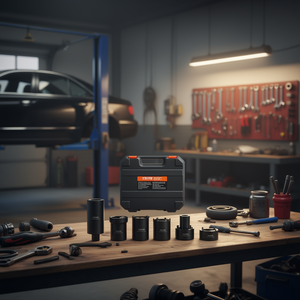 Jeu de douilles pour écrous d'axe Vevor, entraînement 1/2 pouce, 6 pièces, acier à haute teneur en carbone, pour l'entretien des véhicules - Product Image 2