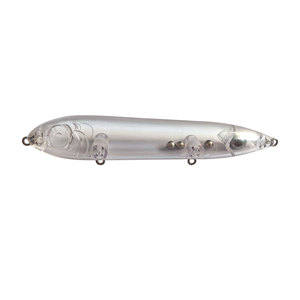 Nuevo OEM <span class=keywords><strong>pesca</strong></span> en el mar gran cosa flotante lápiz en blanco señuelo cebo transparente sin pintar embriones 20g/12,5 cm - Product Image 1