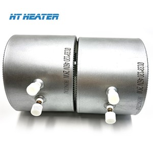 Riscaldatore <span class=keywords><strong>a</strong></span> Fascia Rotonda in Acciaio Inox con Ceramica Elettrica per Sensori di Macchine per Stampaggio <span class=keywords><strong>a</strong></span> Iniezione o <span class=keywords><strong>Tubazioni</strong></span> - Product Image 1