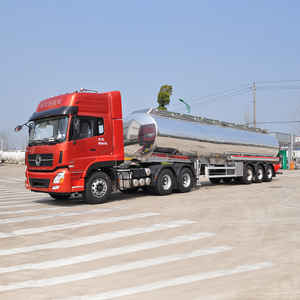 Semirremolque cisterna de combustible 12R22.5 38000L-50000L Capacidad Acero inoxidable 3 ejes 36000 litros Remolque cisterna de combustible - Product Image 6