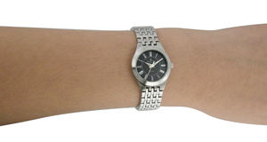 POLO CLUB <span class=keywords><strong>Montre</strong></span> d'affaires classique à quartz en acier inoxydable pour hommes - Product Image 3