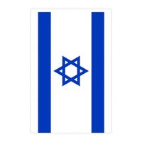 Vente en gros de guirlandes de drapeaux israéliens de 5,5 x 8 pouces pour la décoration intérieure et extérieure (20 pièces/ensemble)