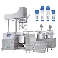 Ligne de production de machines de fabrication cosmétique de laboratoire CE 5L 10L 20L pour lotion corporelle, crème de soin, homogénéisateur émulsifiant sous vide et mélangeur