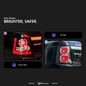 Conjunto de Luces Traseras LED Modificadas CG para Range Rover Sport L320 2005-2013, Nuevas Luces Rojas de 6000K para Freno, Posición y Direccionales a 12V - Product Image 3