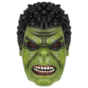 Máscara de Látex de Hulk para Fiesta de Halloween, Máscaras Realistas de Cosplay, Nuevo Disfraz de Superhéroe Vengador, Reutilizable, Cubre Toda la Cara - Product Image 4