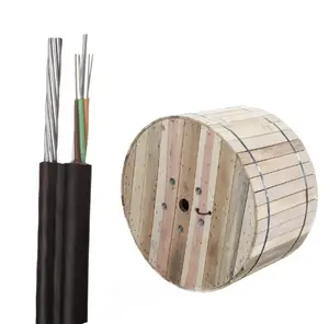 Aerial Self-supporting Fig 8 structure GYTC8S single armored outdoor fiber optic coaxial cable