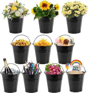 Vente chaude Holland Market Pot carré en plastique blanc Seau pour plantes à fleurs - Product Image 3