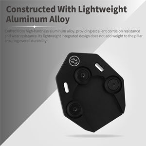 Pièces et accessoires de moto de qualité supérieure en alliage d'aluminium agrandisseur de béquille plaque de béquille pour Yamaha Bws Zuma - Product Image 4