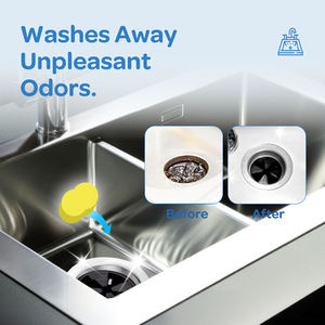 Infiniti Clean Fórmula no tóxica <span class=keywords><strong>Limpiador</strong></span> <span class=keywords><strong>de</strong></span> eliminación <span class=keywords><strong>de</strong></span> <span class=keywords><strong>basura</strong></span> con aroma a limón Tabletas Ambientador para limpieza <span class=keywords><strong>de</strong></span> desagües <span class=keywords><strong>de</strong></span> cocina - Product Image 4