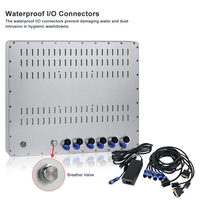 Ordinateur industriel tactile résistant à l'eau de dernière génération avec processeur Intel I3 I5 I7 de 12e génération, résistance à l'eau IP67 IP69K, PC étanche