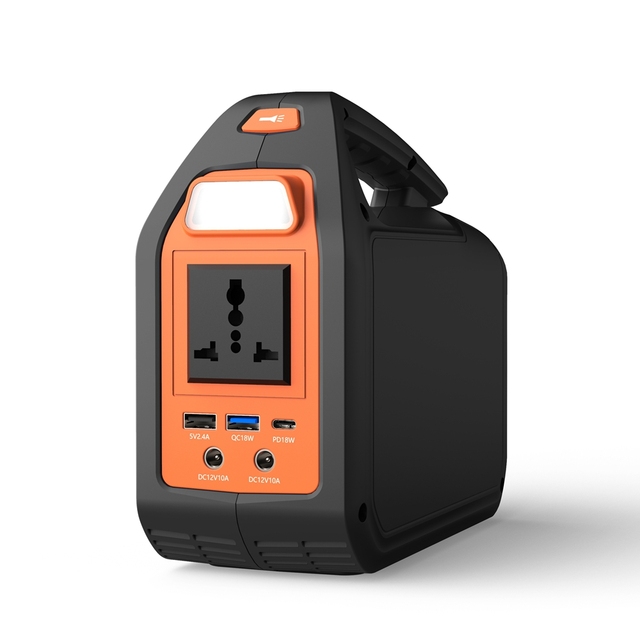 Mini-Portable Power Station 150W Outdoor Mini Portable UPS Inverter with AC/DC/USB Output for Camping & Picnic Generators
