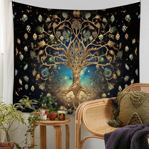 Lune Tenture <span class=keywords><strong>Tapisserie</strong></span> Murale Décor À La Maison <span class=keywords><strong>Chambre</strong></span> Salon Psychédélique <span class=keywords><strong>Tapisserie</strong></span> Personnalisée - Product Image 4
