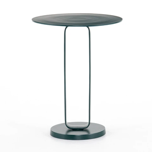 Sustainable Contemporary Metal <b>Bar</b> <b>Table</b> Stylish Home Accent Farmhouse Decor With Urban Style for <b>Kitchen</b> and Hall - Product Image 3