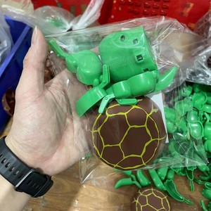 Bàn giữ cốc rùa dễ thương ngạc nhiên hành động 3D hoạt hình Fidget Đồ chơi Coaster với biểu cảm ngộ nghĩnh trong khi đặt kính - Product Image 2