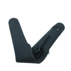 Logotipo personalizado 12oz Neopreno Golf Cooler Beer Can Sleeve Tubo de cilindro largo 6 paquetes con correa de hombro ajustable Bolsas de refrigeración - Product Image 3