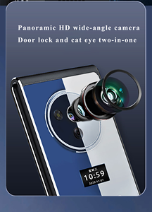 בית דיגיטלי tuya מנעול 3D פנים זיהוי טביעת אצבע חומר אלומיניום כרטיס זיכרון נתונים אחסון תואם פלדה - Product Image 3