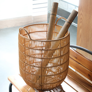 ตะกร้าหวายสำหรับใส่ผ้าซักรีดตะกร้าใส่เสื้อผ้าทำจากพลาสติก PP สำหรับงานสานด้<span class=keywords><strong>ว</strong></span>ยมือตะกร้าใส่เสื้อผ้าสำหรับโรงแรม - Product Image 5