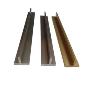 Aluminium Aloi T bentuk strip tepi aluminium pengikat tepi profil untuk lemari dapur