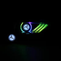 3 pouces LED Devil Eye Projector Lens 12V Demon Eyes Dynamic Devil Eyes Light pour Cars Accessory