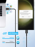 Câble de données USB C de type C à type C 5A, câble de charge super rapide pour Samsung Galaxy S24 S25 ultra, câble de charge pour téléphone Android