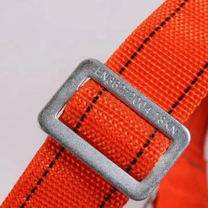 Harnais de sécurité rouge à cinq points pour travaux en hauteur, protection antichute, escalade et construction extérieure - Product Image 6